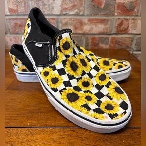 Vans sunflower shoes